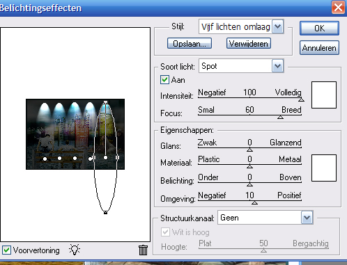 screentjebelichting